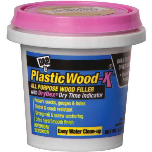 Dap Plastic Wood-X 5.5 Oz. All Purpose Wood Filler with DryDex Dry Time Indicator